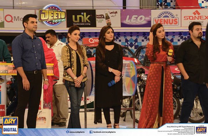 JAWANI PHIR NAHI ANI on the sets of JEETO PAKISTAN!