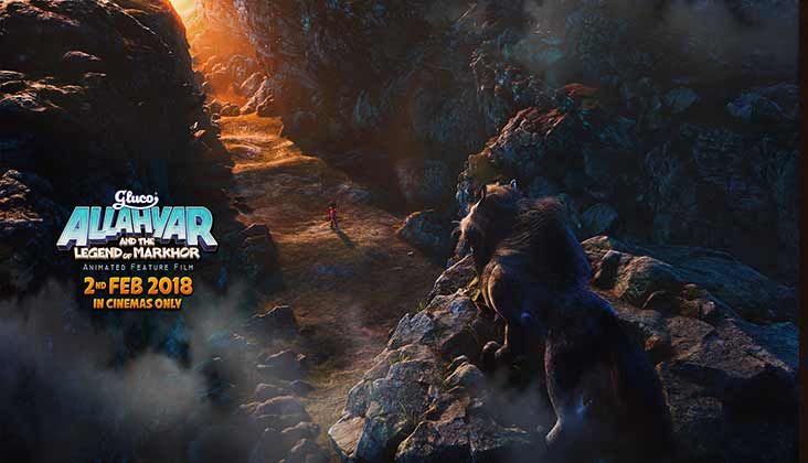 Gluco Allahyar and the Legend of Markhor’s Press Conference held on 20th January at Cinepax, Ocean Mall