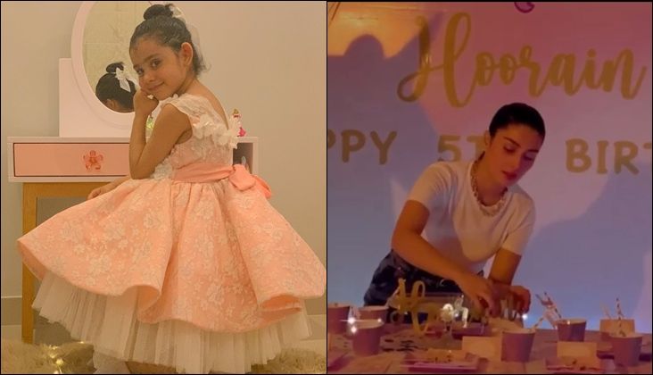Ayeza Khan celebrates daughter Hoorain's fifth birthday