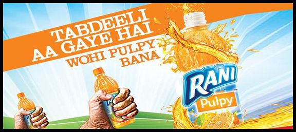 Rani Pulpy - a new refreshing drink!