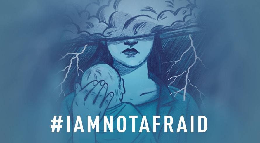 #IAmNotAfraid POSTPARTUM DEPRESSION IS COMMON: