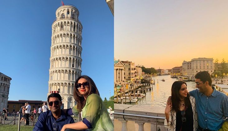 In Photos: Maria Memon explores picturesque Europe with better half