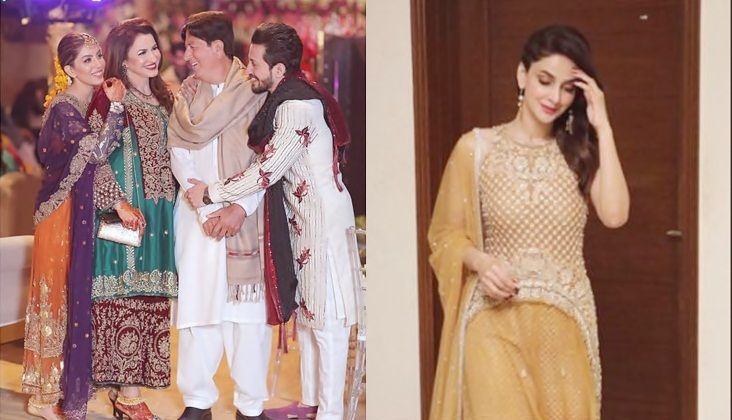 In Photos: Saba Qamar grooves at Salman Faisal's Mehndi