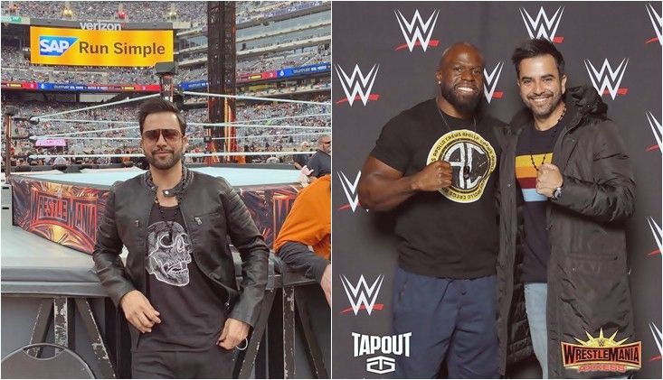 in Photos: Junaid Khan just watched WrestleMania 35!