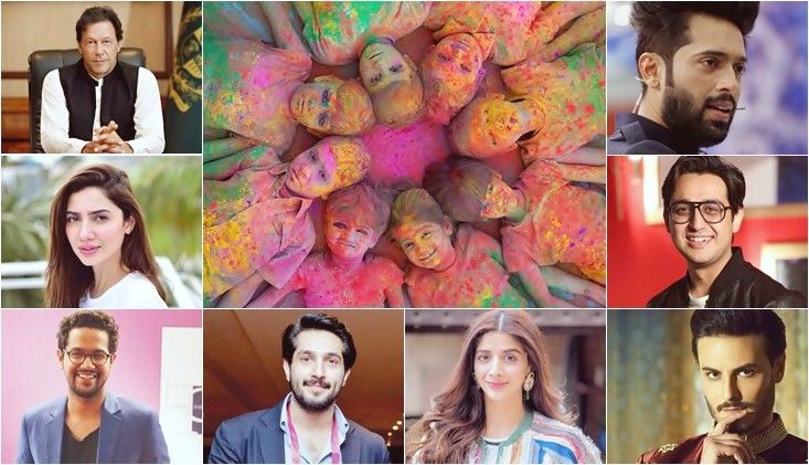 Pakistani celebrities wish Hindu community on the occasion of Holi