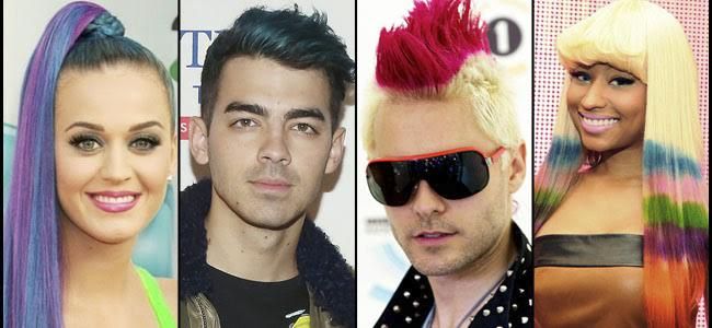 Celebrities Who Pulled Off Rainbow Hair Very well!